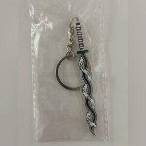 Demon Slayer Snake Katana Keychain – Obanai Iguro Inspired